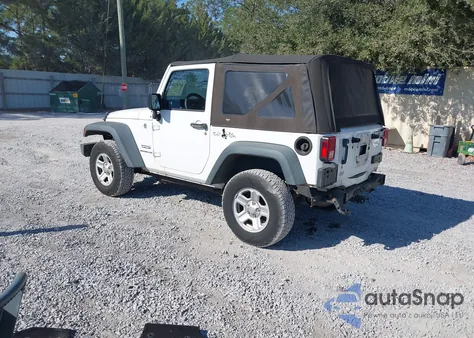 2014 Jeep Wrangler Sport from USA, damaged, VIN 1C4AJWAG8EL308538